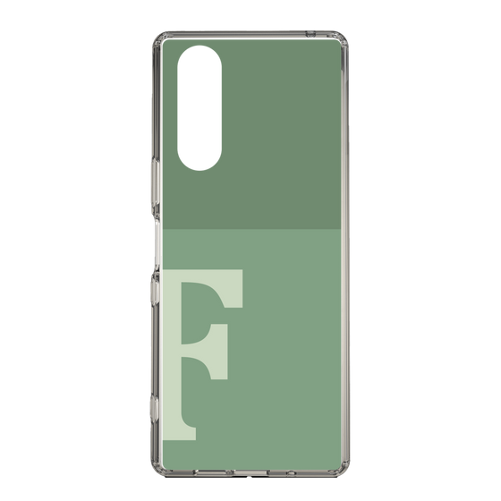 Slim Protection Case［ Original - initial two tone - F green ］