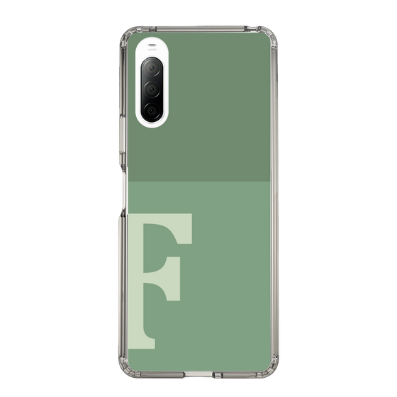Slim Protection Case［ Original - initial two tone - F green ］