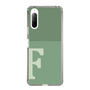 Slim Protection Case［ Original - initial two tone - F green ］