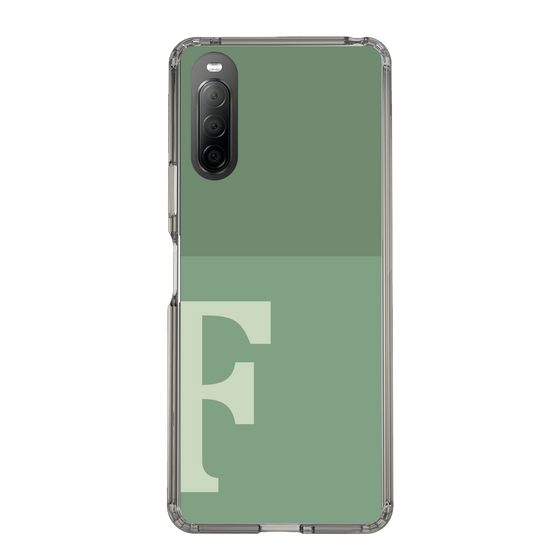 Slim Protection Case［ Original - initial two tone - F green ］