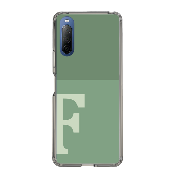 Slim Protection Case［ Original - initial two tone - F green ］