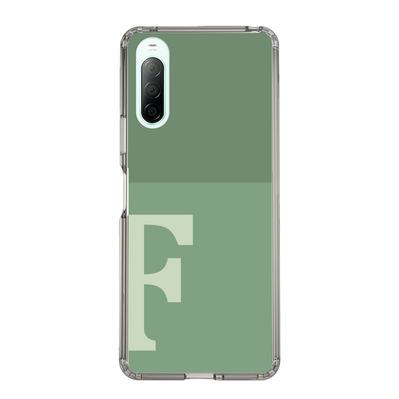 Slim Protection Case［ Original - initial two tone - F green ］