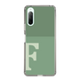 Slim Protection Case［ Original - initial two tone - F green ］