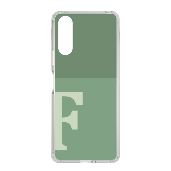 Slim Protection Case［ Original - initial two tone - F green ］