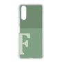 Slim Protection Case［ Original - initial two tone - F green ］