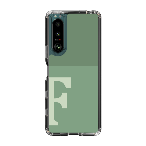 Slim Protection Case［ Original - initial two tone - F green ］