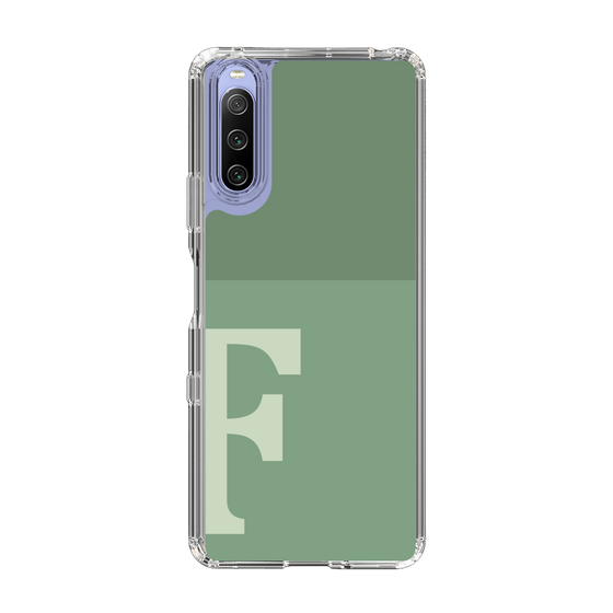 Slim Protection Case［ Original - initial two tone - F green ］