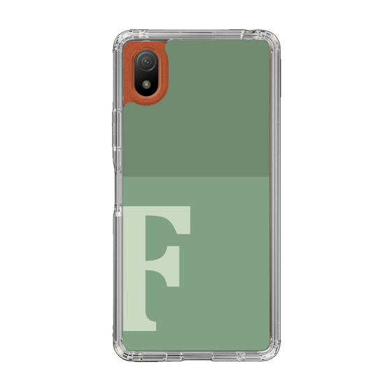 Slim Protection Case［ Original - initial two tone - F green ］
