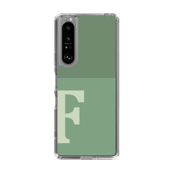 Slim Protection Case［ Original - initial two tone - F green ］