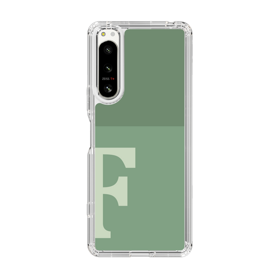 Slim Protection Case［ Original - initial two tone - F green ］