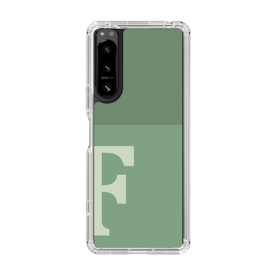 Slim Protection Case［ Original - initial two tone - F green ］