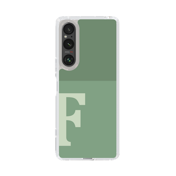 Slim Protection Case［ Original - initial two tone - F green ］