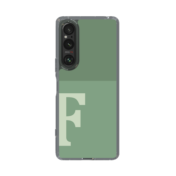 Slim Protection Case［ Original - initial two tone - F green ］