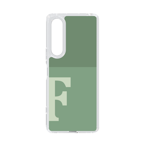 Slim Protection Case［ Original - initial two tone - F green ］