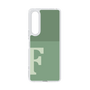 Slim Protection Case［ Original - initial two tone - F green ］