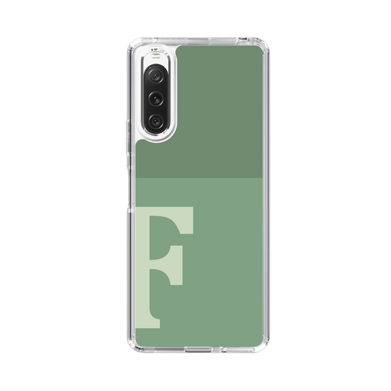 Slim Protection Case［ Original - initial two tone - F green ］