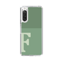 Slim Protection Case［ Original - initial two tone - F green ］
