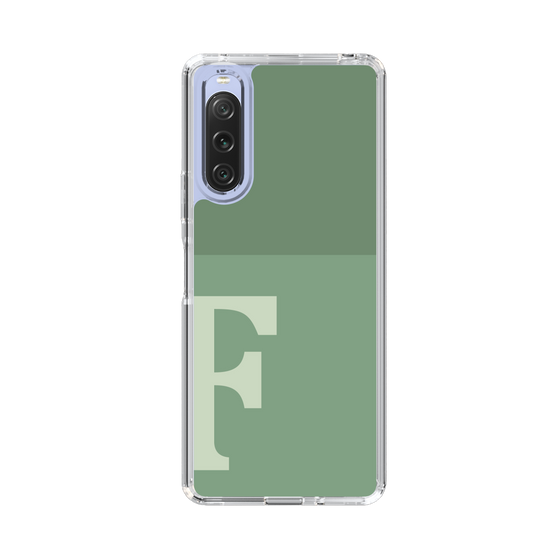 Slim Protection Case［ Original - initial two tone - F green ］