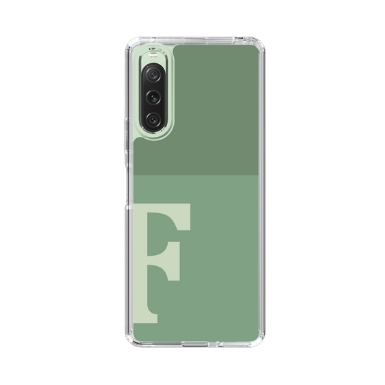 Slim Protection Case［ Original - initial two tone - F green ］