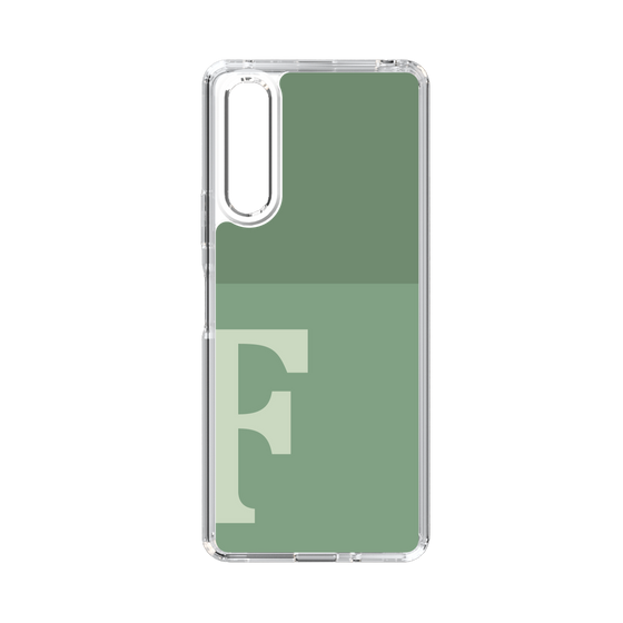Slim Protection Case［ Original - initial two tone - F green ］