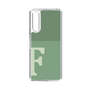 Slim Protection Case［ Original - initial two tone - F green ］