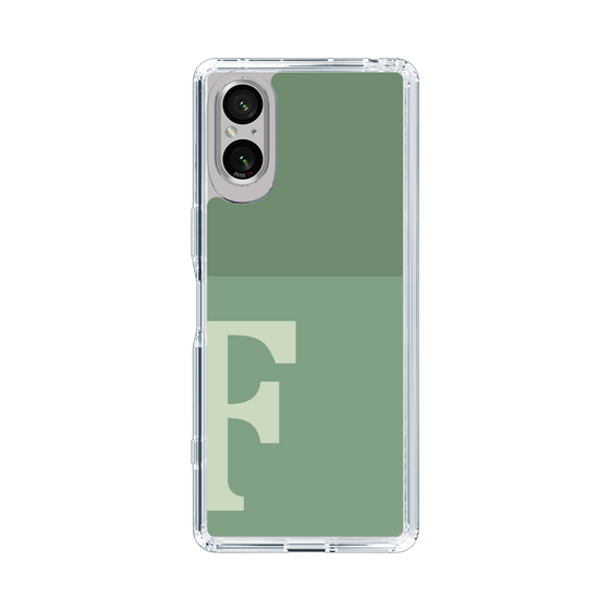 Slim Protection Case［ Original - initial two tone - F green ］