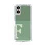 Slim Protection Case［ Original - initial two tone - F green ］