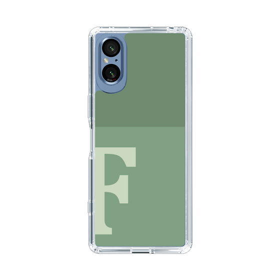 Slim Protection Case［ Original - initial two tone - F green ］