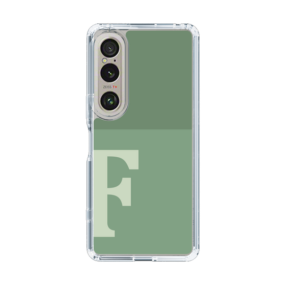 Slim Protection Case［ Original - initial two tone - F green ］