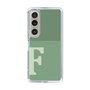 Slim Protection Case［ Original - initial two tone - F green ］