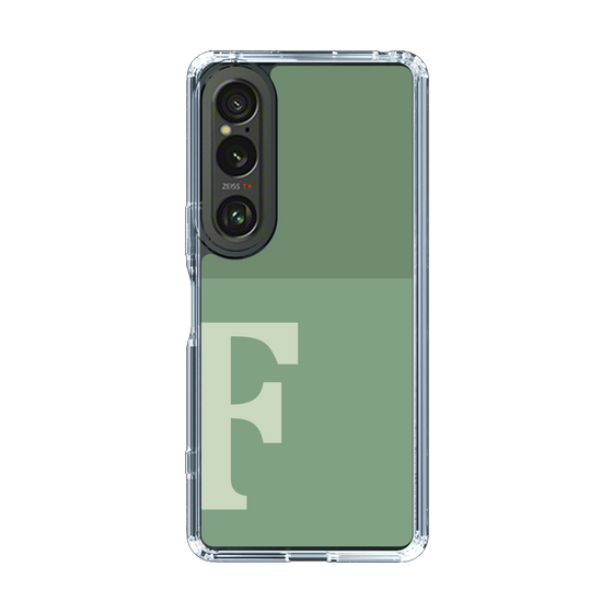 Slim Protection Case［ Original - initial two tone - F green ］