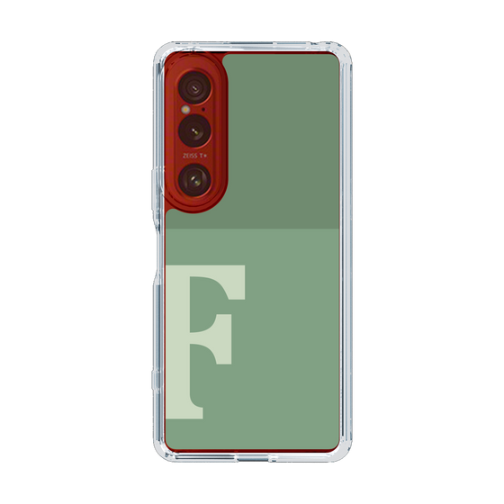 Slim Protection Case［ Original - initial two tone - F green ］
