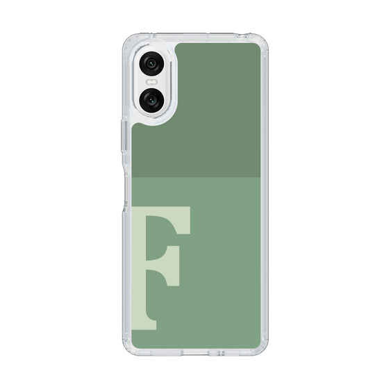 Slim Protection Case［ Original - initial two tone - F green ］
