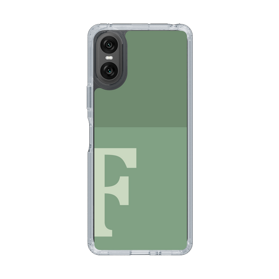 Slim Protection Case［ Original - initial two tone - F green ］