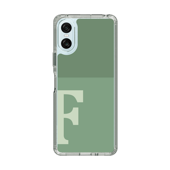 Slim Protection Case［ Original - initial two tone - F green ］