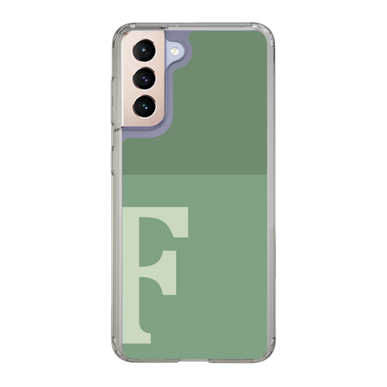 Slim Protection Case［ Original - initial two tone - F green ］