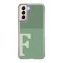 Slim Protection Case［ Original - initial two tone - F green ］
