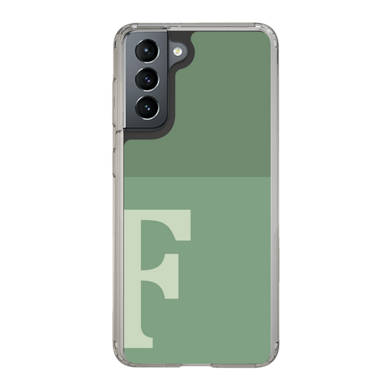 Slim Protection Case［ Original - initial two tone - F green ］