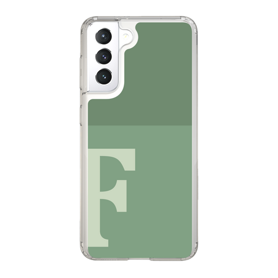 Slim Protection Case［ Original - initial two tone - F green ］