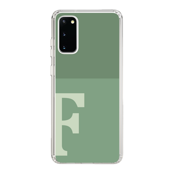 Slim Protection Case［ Original - initial two tone - F green ］