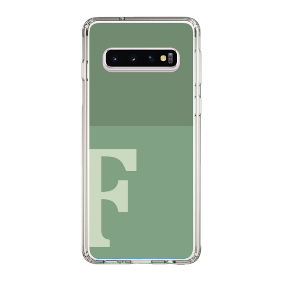 Slim Protection Case［ Original - initial two tone - F green ］