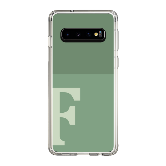 Slim Protection Case［ Original - initial two tone - F green ］
