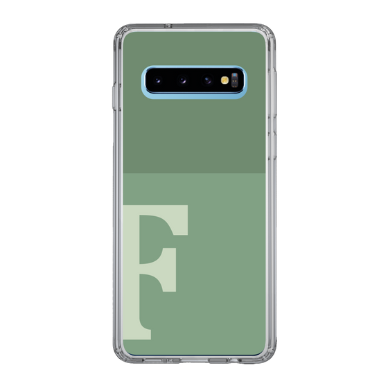 Slim Protection Case［ Original - initial two tone - F green ］