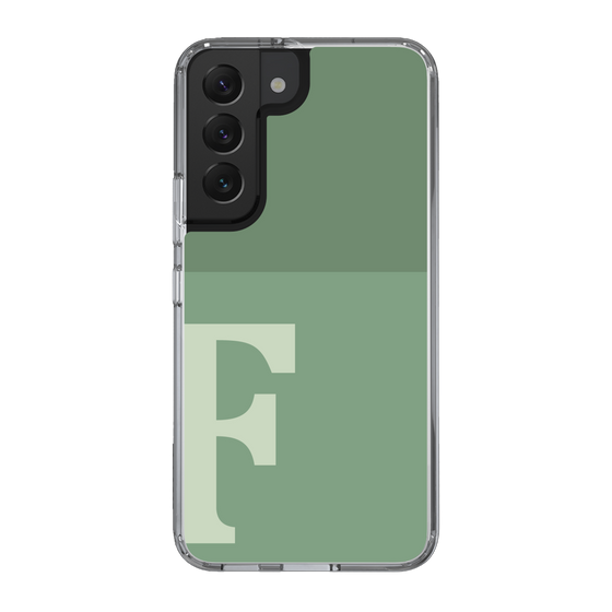 Slim Protection Case［ Original - initial two tone - F green ］
