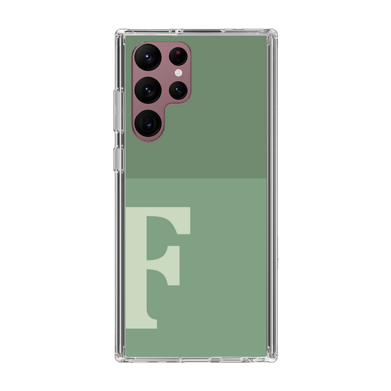 Slim Protection Case［ Original - initial two tone - F green ］