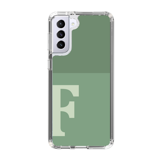 Slim Protection Case［ Original - initial two tone - F green ］