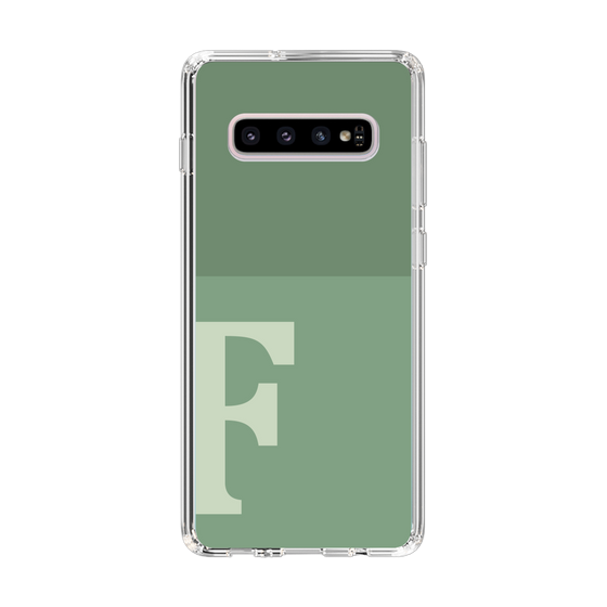 Slim Protection Case［ Original - initial two tone - F green ］