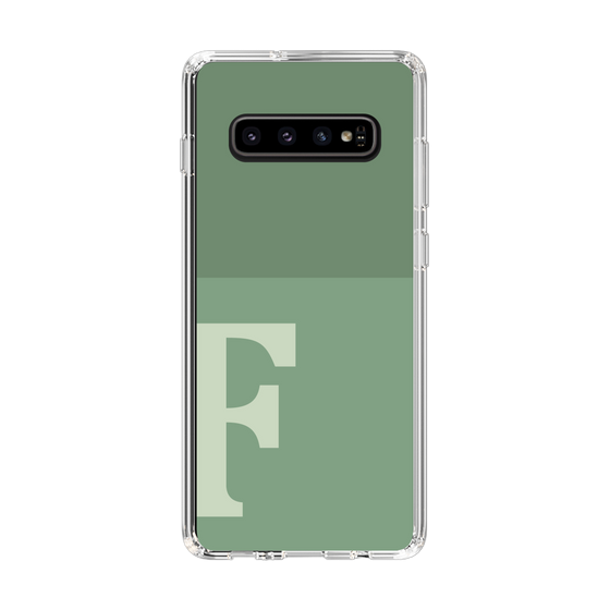 Slim Protection Case［ Original - initial two tone - F green ］