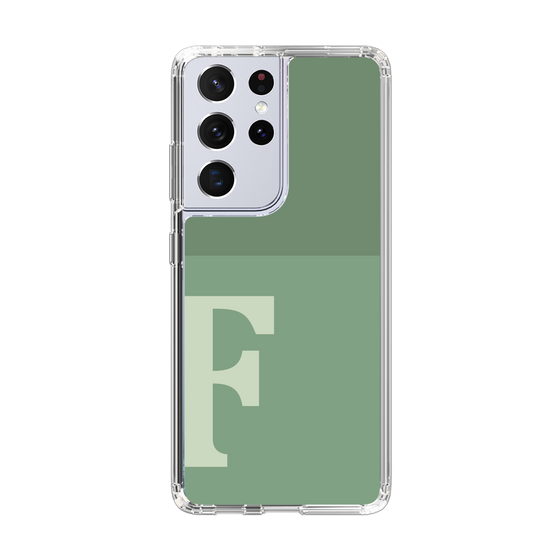 Slim Protection Case［ Original - initial two tone - F green ］