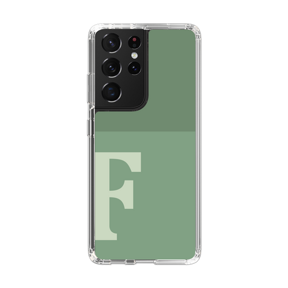 Slim Protection Case［ Original - initial two tone - F green ］